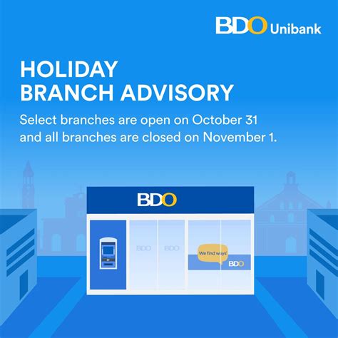 bdo opening hours|BDO Hours .